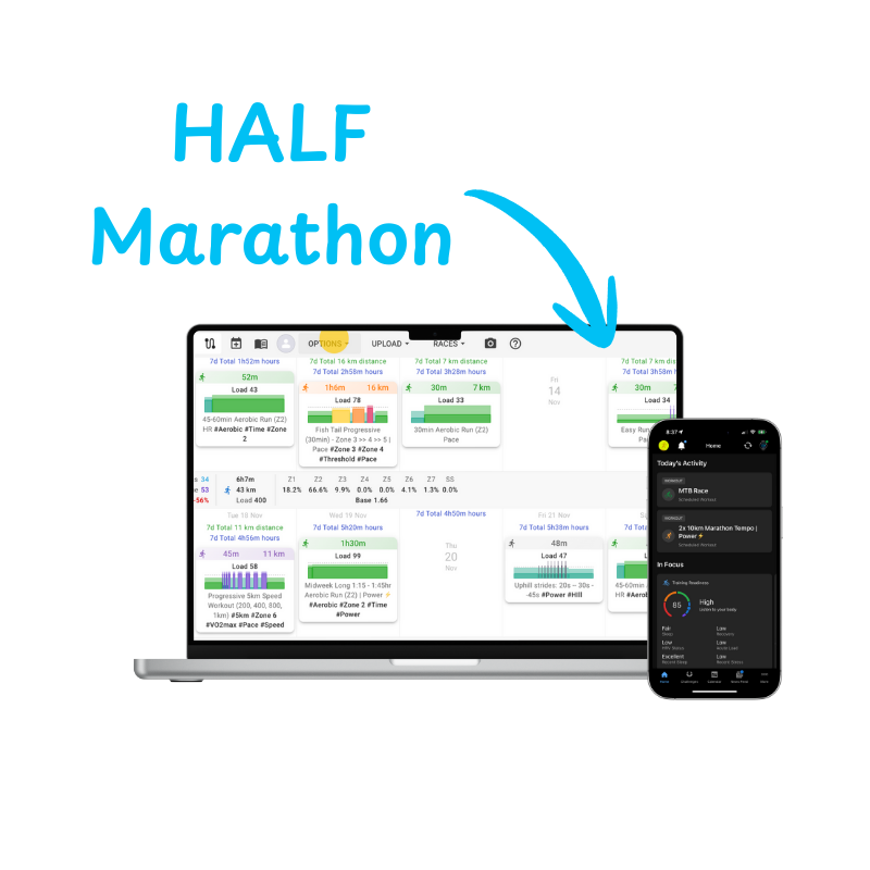 Half Marathon modular training plan